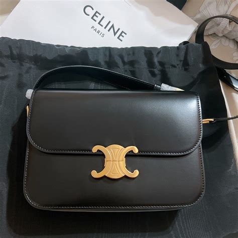 sac celine taupe|Celine triomphe purses.